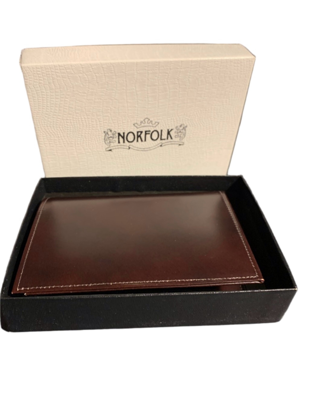 Men's Norfolk Brown Genuine Hide Wallet One Size